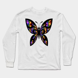 Metalic Butterfly Long Sleeve T-Shirt